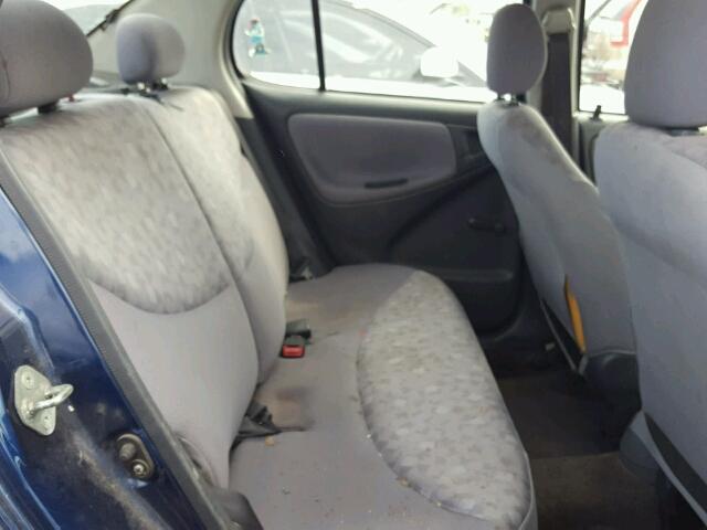 JTDBT123710196324 - 2001 TOYOTA ECHO BLUE photo 6