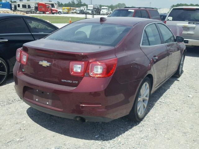 1G11F5SL0FF268147 - 2015 CHEVROLET MALIBU LTZ 栗色 照片 4