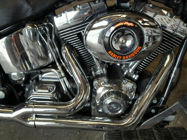 1HD1BMY113Y035718 - 2003 HARLEY-DAVIDSON FLSTF BLACK photo 7