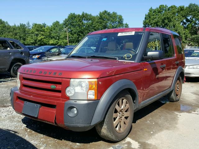 SALAE25426A376725 - 2006 LAND ROVER LR3 SE RED photo 2