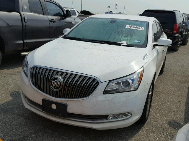 1G4GB5G32EF233271 - 2014 BUICK LACROSSE WHITE photo 2