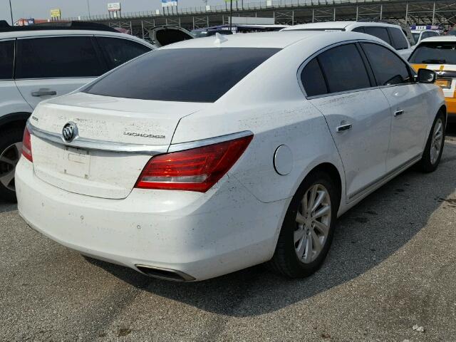 1G4GB5G32EF233271 - 2014 BUICK LACROSSE WHITE photo 4