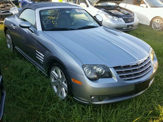 1C3AN65L55X040329 - 2005 CHRYSLER CROSSFIRE SILVER photo 1