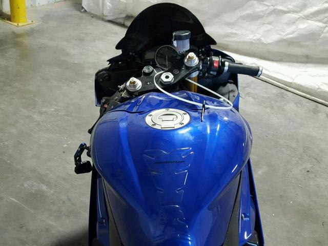 JYARJ12E37A018057 - 2007 YAMAHA YZFR6 L BLUE photo 5