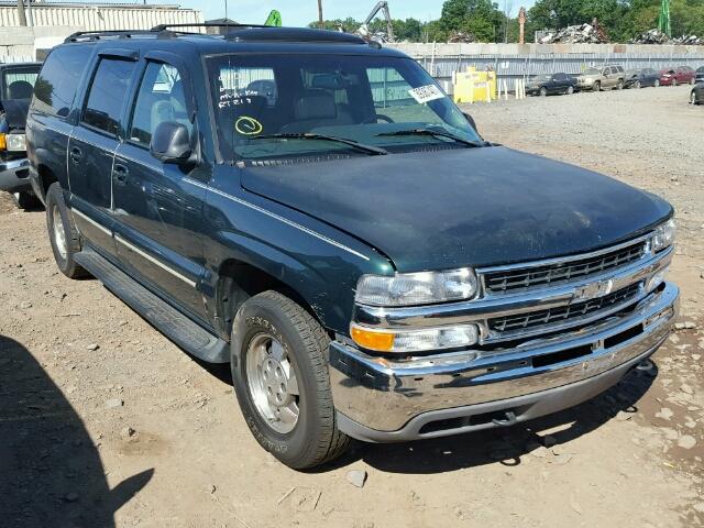 3GNFK16Z12G331711 - 2002 CHEVROLET SUBURBAN GREEN photo 1