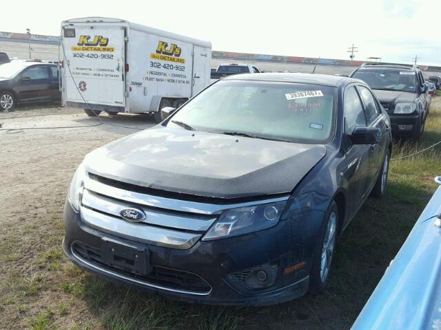 3FAHP0HA3CR276811 - 2012 FORD FUSION SE BLACK photo 2