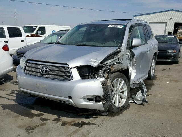 JTEBW3EH6A2047137 - 2010 TOYOTA HIGHLANDER SILVER photo 2