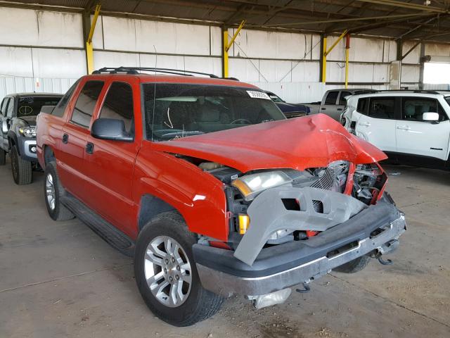 3GNEC12T14G127259 - 2004 CHEVROLET AVALANCHE RED photo 1