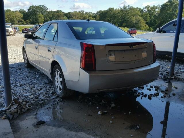 1G6DM57T670196767 - 2007 CADILLAC CTS SILVER photo 3