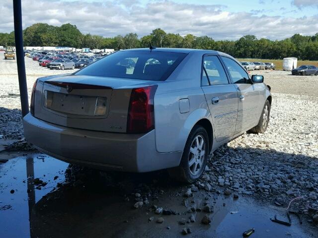 1G6DM57T670196767 - 2007 CADILLAC CTS SILVER photo 4