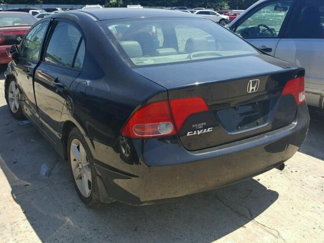 1HGFA16938L026963 - 2008 HONDA CIVIC EXL 黑色 照片 3