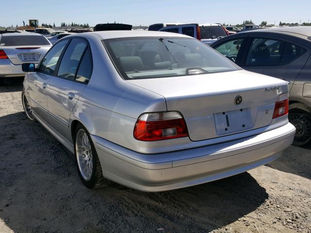 WBADT63491CF04055 - 2001 BMW 530 I AUTO SILVER photo 3