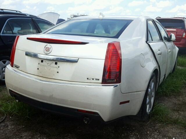 1G6DF577190108529 - 2009 CADILLAC CTS WHITE photo 4