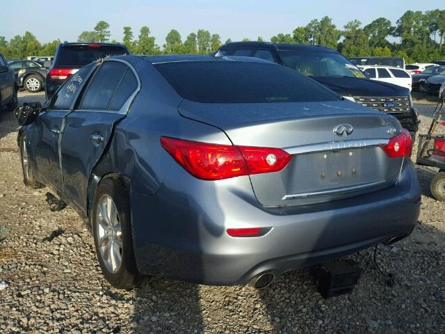 JN1EV7APXGM305183 - 2016 INFINITI Q50 PREMIU BLUE photo 3