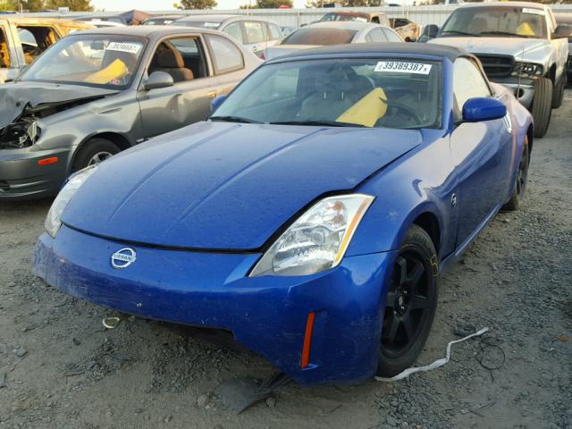 JN1AZ36A54T003706 - 2004 NISSAN 350Z ROADS BLUE photo 2