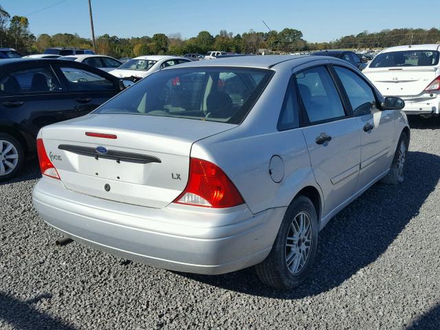 1FAHP3839YW165753 - 2000 FORD FOCUS ZTS GRAY photo 4