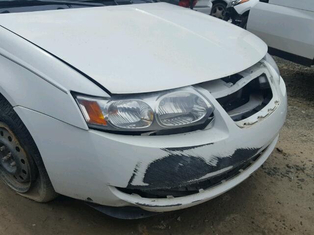 1G8AJ55F77Z140672 - 2007 SATURN ION LEVEL WHITE photo 9