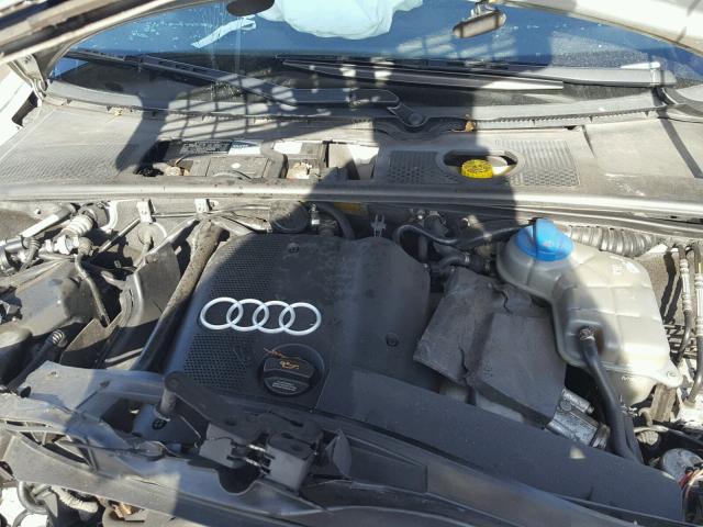 WAUJC58EX3A132204 - 2003 AUDI A4 1.8T SILVER photo 7