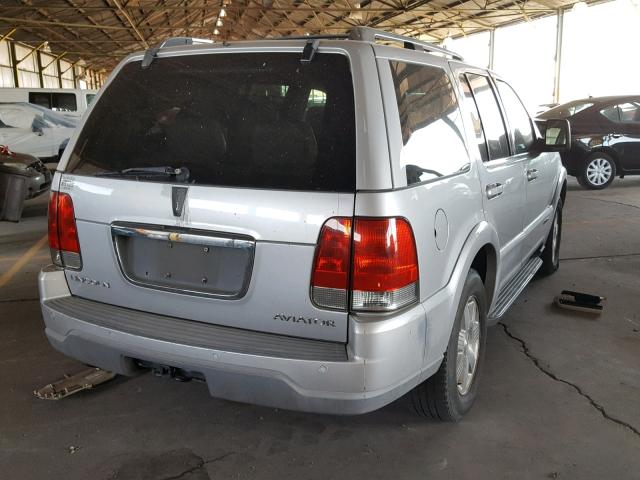 5LMEU78H63ZJ00691 - 2003 LINCOLN AVIATOR SILVER photo 4