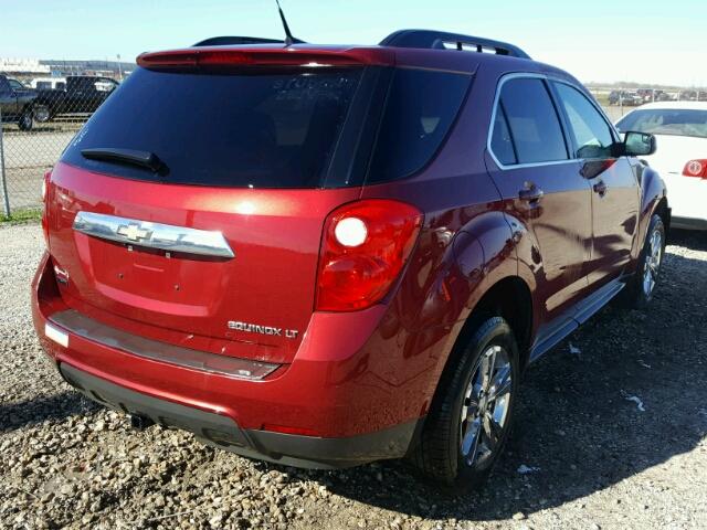 2GNALDEK6C6229105 - 2012 CHEVROLET EQUINOX LT BURGUNDY photo 4