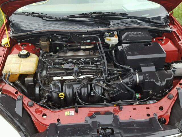 1FAFP34N25W264005 - 2005 FORD FOCUS RED photo 7