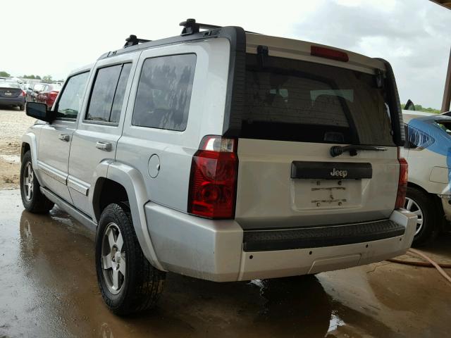1J4RH4GK3AC101641 - 2010 JEEP COMMANDER SILVER photo 3