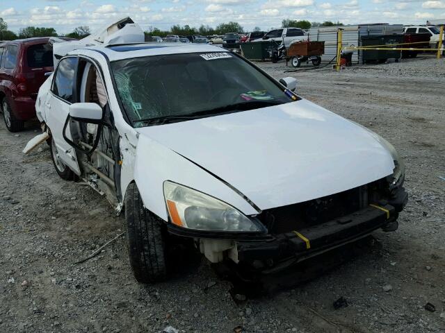 1HGCM66505A071712 - 2005 HONDA ACCORD EX WHITE photo 1