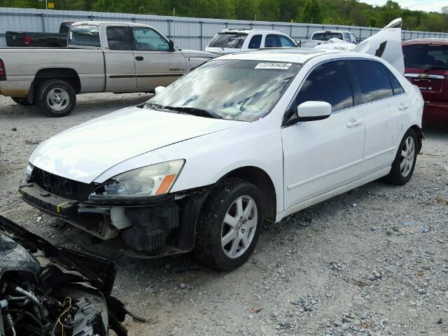 1HGCM66505A071712 - 2005 HONDA ACCORD EX WHITE photo 2