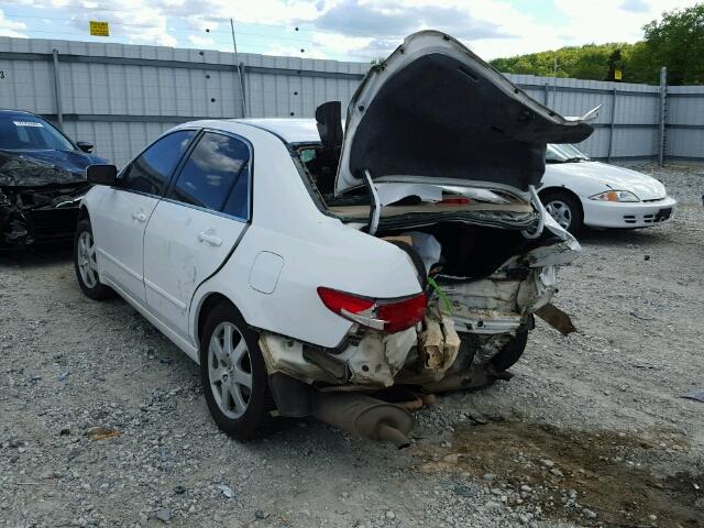 1HGCM66505A071712 - 2005 HONDA ACCORD EX WHITE photo 4