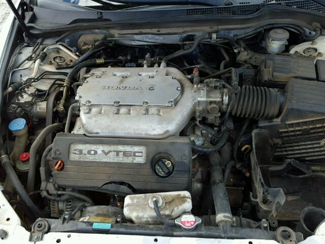 1HGCM66505A071712 - 2005 HONDA ACCORD EX WHITE photo 7