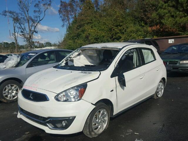 ML32A4HJ4HH001100 - 2017 MITSUBISHI MIRAGE WHITE photo 2