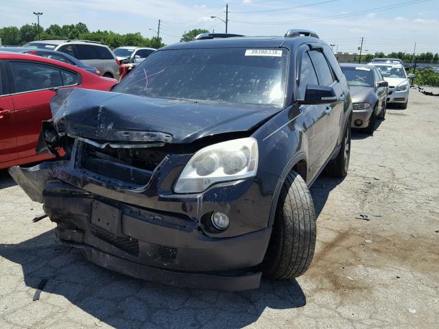1GKEV33D69J170155 - 2009 GMC ACADIA SLT შავი ფოტო 2