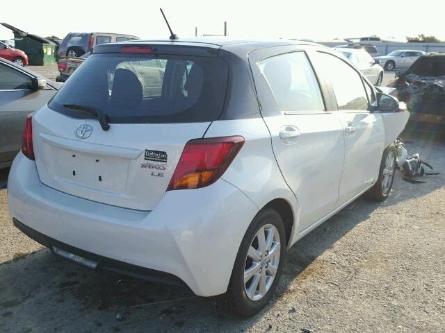 VNKKTUD31GA059565 - 2016 TOYOTA YARIS L TWO TONE photo 4