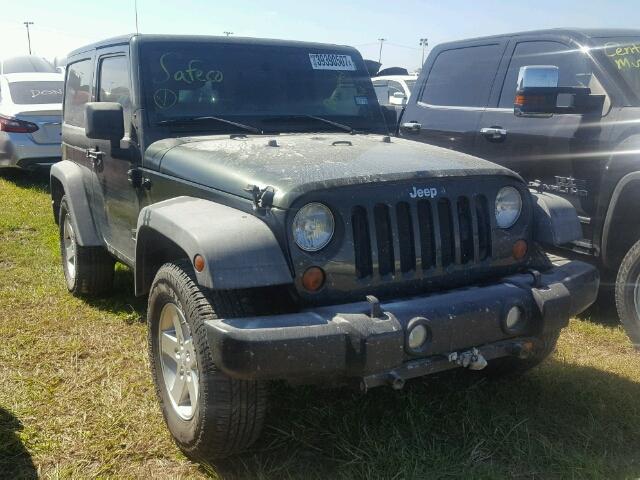 1J4AA2D10BL512370 - 2011 JEEP WRANGLER S GREEN photo 1