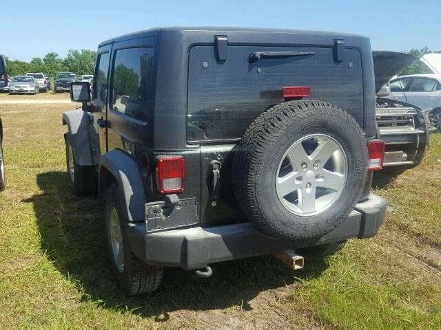 1J4AA2D10BL512370 - 2011 JEEP WRANGLER S GREEN photo 3