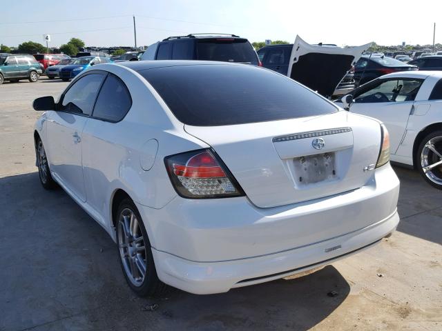 JTKDE177270208699 - 2007 TOYOTA SCION TC 白色 照片 3