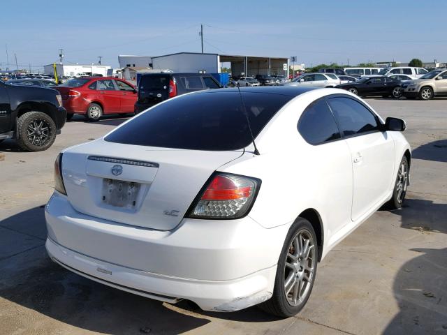 JTKDE177270208699 - 2007 TOYOTA SCION TC 白色 照片 4