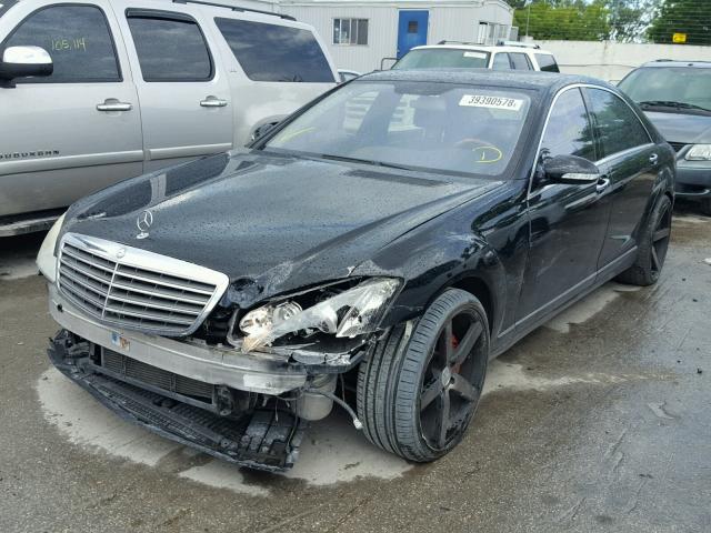 WDDNG86X98A158708 - 2008 MERCEDES-BENZ S 550 4MAT BLACK photo 2