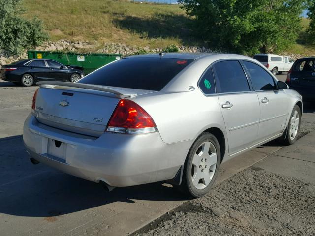 2G1WD58C469117226 - 2006 CHEVROLET IMPALA SUP SILVER photo 4