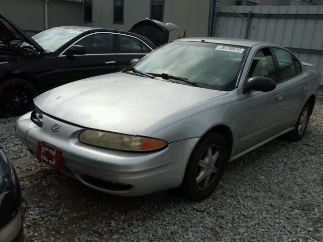 1G3NL52F24C168710 - 2004 OLDSMOBILE ALERO GL SILVER photo 2