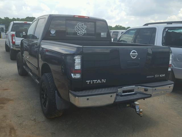 1N6BA0ECXCN302988 - 2012 NISSAN TITAN S BLACK photo 3