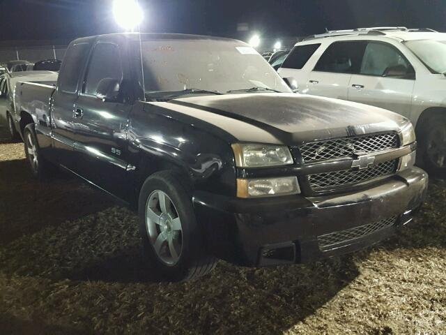 2GCEK19N331369769 - 2003 CHEVROLET SILVERADO BLACK photo 1