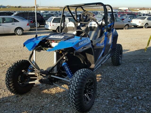 4XAVCE878FB306055 - 2015 POLARIS RZR 4 900 BLUE photo 2