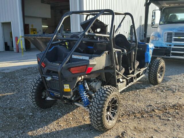 4XAVCE878FB306055 - 2015 POLARIS RZR 4 900 BLUE photo 4