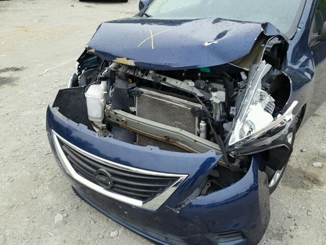 3N1CN7APXEL830789 - 2014 NISSAN VERSA S BLUE photo 9