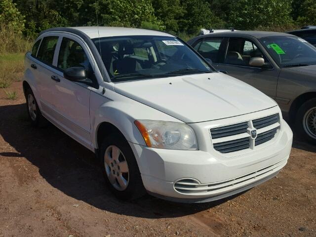 1B3HB28B07D567098 - 2007 DODGE CALIBER WHITE photo 1