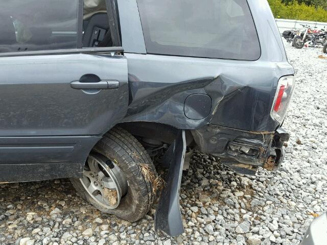 5FNYF28566B019840 - 2006 HONDA PILOT EX GREEN photo 9