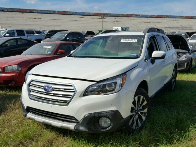 4S4BSANC3H3222274 - 2017 SUBARU OUTBACK WHITE photo 2