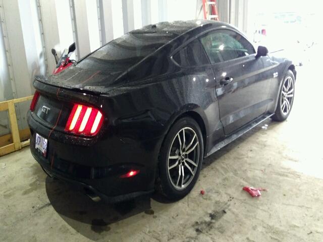 1FA6P8CF0F5401313 - 2015 FORD MUSTANG GT BLACK photo 4