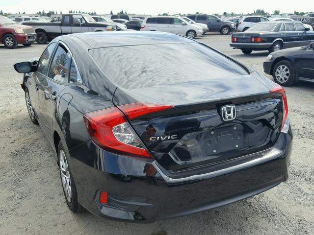 19XFC2F56GE042674 - 2016 HONDA CIVIC LX BLACK photo 3